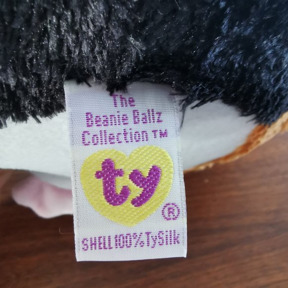 Large TY Beanie Ballz Monstaz Set of 3, VTG Speedy, Zips and Jerry 8" Plushies - Picture 7 of 12